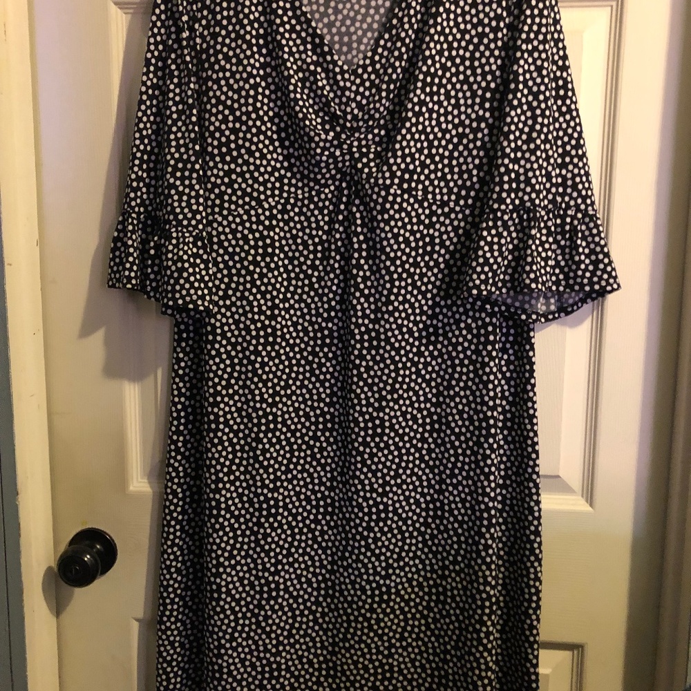 Monterey Bay polka dot dress xl